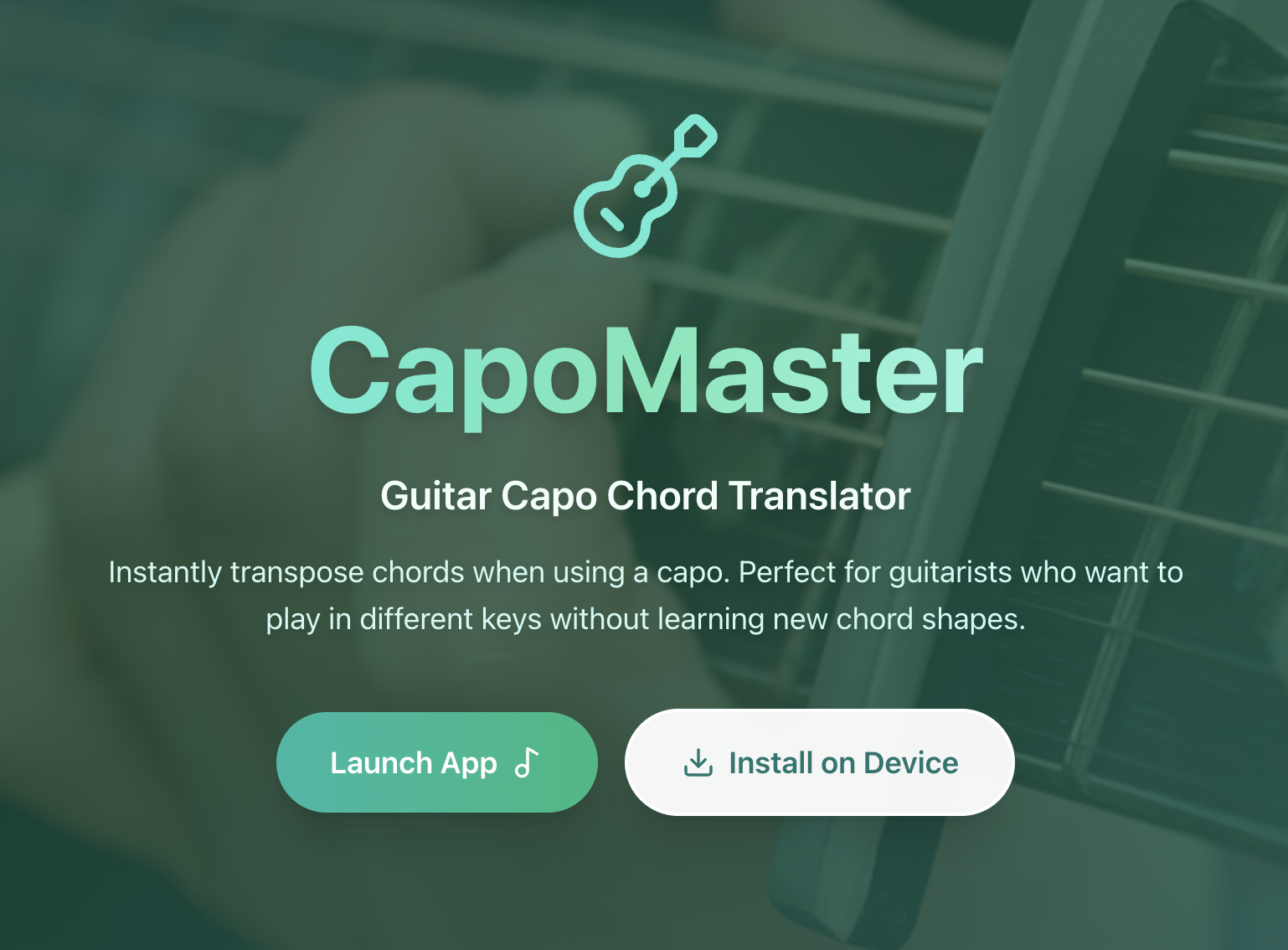 CapoMaster App Screenshot